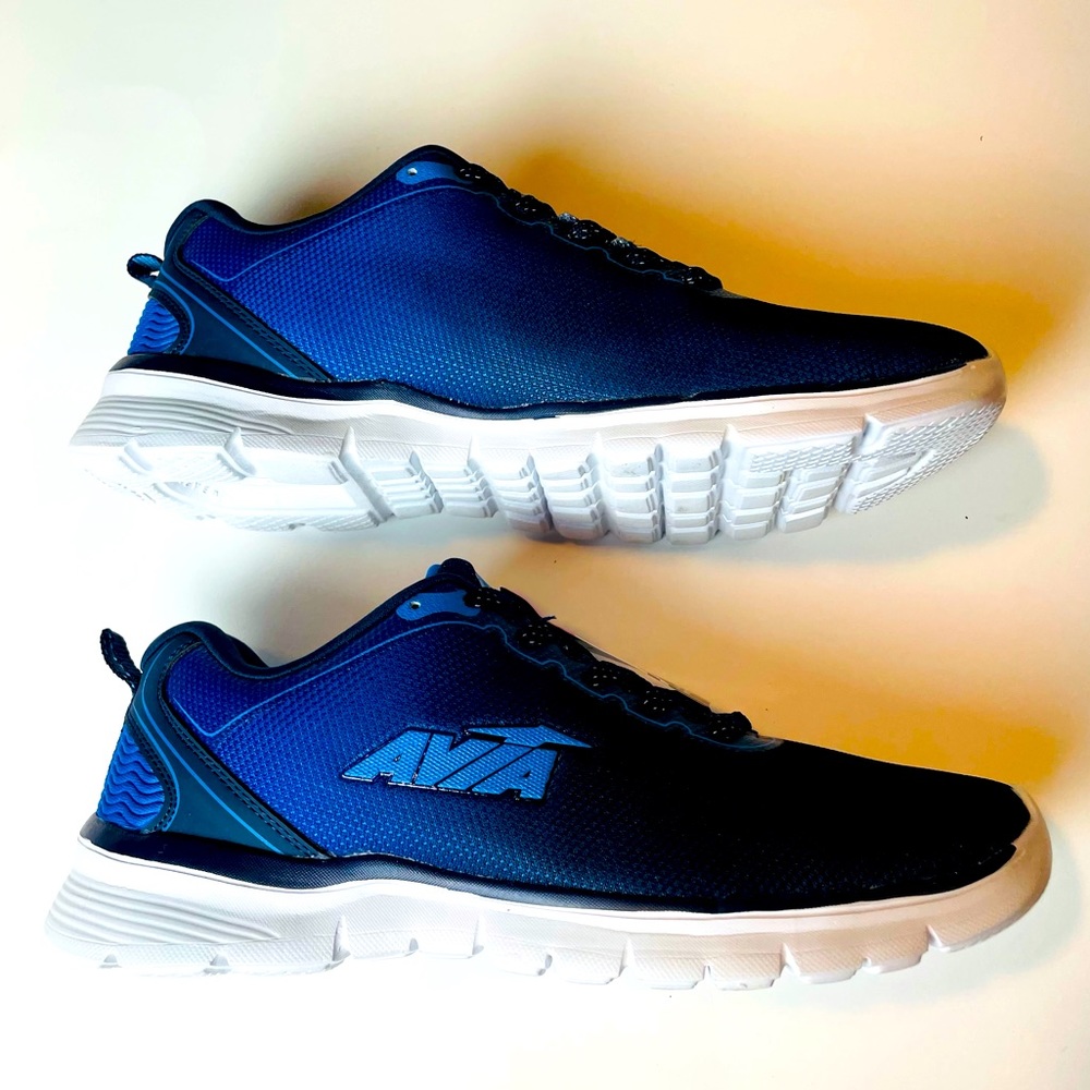 Avia Men's Factor 2.0 Athletic Blue Lace Up Comfortable Classic Shoes Size 10.5